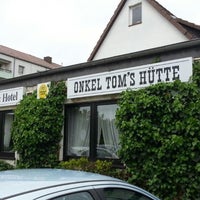 Photo taken at Onkel Tom&amp;#39;s Hütte Hotel by Alex S. on 5/20/2013