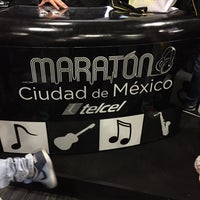 Photo taken at Medio Maraton CDMX by Daniel M. on 8/29/2015
