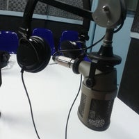 Photo taken at Estúdio de Rádio by Rubia C. on 6/4/2014