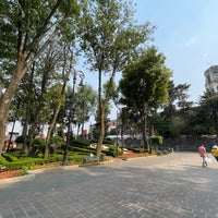 Photo taken at Jardín Hidalgo by Soo Min P. on 4/6/2022