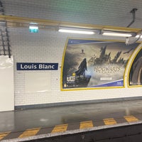 Photo taken at Métro Louis Blanc [7,7bis] by Julia T. on 3/11/2023