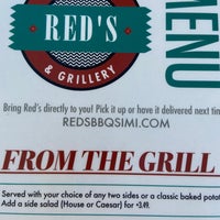 Photo taken at Red&amp;#39;s Barbecue &amp;amp; Grillery by Judy A. on 6/26/2022