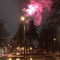 Photo taken at Сквер на винокурова by Max P. on 1/6/2018