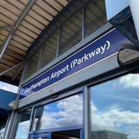 Photo taken at Southampton Airport (Parkway) Railway Station (SOA) by Mike W. on 7/26/2022