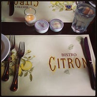 Photo taken at Bistro Citron by Marcelle on 7/27/2013