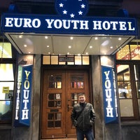 Photo taken at Euro Youth Hostel by Ekaraj N. on 12/6/2019