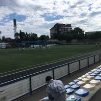Photo taken at Стадион &amp;quot;Козак-арена&amp;quot; by Alex M. on 7/9/2017