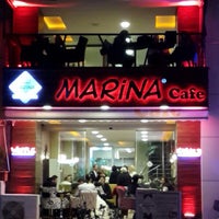 Foto tirada no(a) Marina Cafe por Baran K. em 2/14/2014