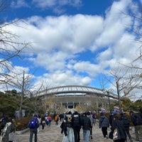 Photo taken at EDION Stadium Hiroshima by けーすけ on 11/25/2023