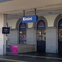 Photo taken at Rimini Railway Station by Cleber F. on 8/18/2021