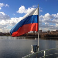 Photo taken at Стоянка Теплохода by Maxim V. on 11/2/2014