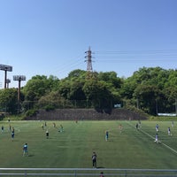 Photo taken at 日本体育大学 健志台キャンパスサッカー場 by tomoko on 4/26/2015