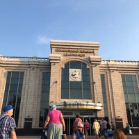 Photo taken at bus &amp;amp; tram stop Darnytsia Railway Station by Василь М. on 8/18/2018