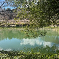 Photo taken at Yakushiike Park by Leia X. on 3/10/2024