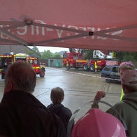Photo taken at Egham Fire Station by Andrew F. on 6/15/2013