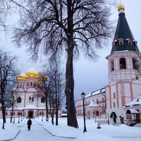 Photo taken at Валдайский Иверский Святоозерский мужской монастырь by Iuliia Z. on 1/28/2015