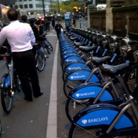 Photo taken at TfL Santander Cycle Hire by Ludovic L. on 10/15/2012