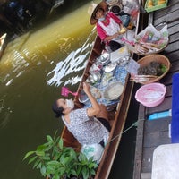 Photo taken at Taling Chan Floating Market by Lilith W. on 10/30/2022