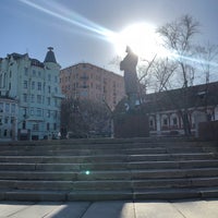 Photo taken at Памятник Фридриху Энгельсу by Rita A. on 2/19/2019