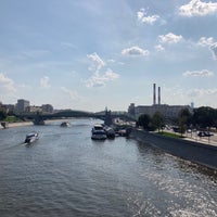 Photo taken at Borodinsky Bridge by Rita A. on 8/17/2021
