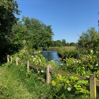 Photo taken at New River Path (Woodberry Down) by Rita A. on 6/22/2019