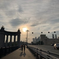 Photo taken at Borodinsky Bridge by Rita A. on 8/29/2021