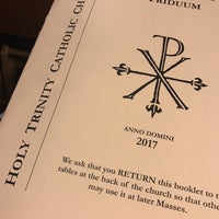 Photo taken at Holy Trinity Roman Catholic Church by Katy Q. on 4/16/2017