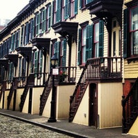 Photo taken at Jumel Terrace Historic District by Nat H. on 7/11/2013