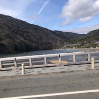 Photo taken at Togetsu-kyo Bridge by Yoshitaka T. on 2/24/2024