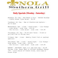 Foto diambil di Nola Southern Grill oleh Nola Southern Grill pada 9/17/2018