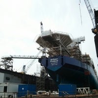 Blohm Voss Shipyards Factory In Hamburg