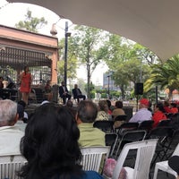 Photo taken at Jardín Miguel Hidalgo (Azcapotzalco) by Yahir on 5/14/2017