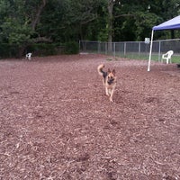Photo taken at Christopher Morley Park -  Dog Run by Gabe on 8/5/2013