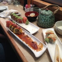 Photo taken at Oishii Sushi by Jori G. on 2/14/2013