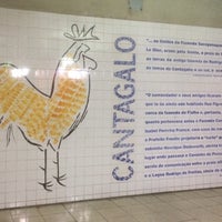 Photo taken at MetrôRio - Estação Cantagalo by Viktor S. on 1/21/2018