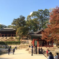 Photo taken at Huwon, Secret Garden by Dana H. on 10/28/2015