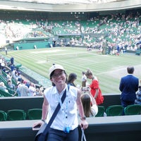Photo taken at The All England Lawn Tennis &amp;amp; Croquet Club by Justine Angela on 7/10/2022