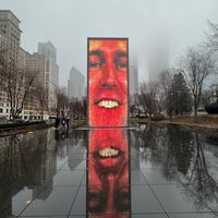 Photo taken at Crown Fountain by Bill C. on 12/28/2023