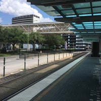Photo taken at METRORail TMC Transit Center Station by Fernando C. on 7/15/2017