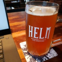 Photo taken at HELM Microbrasserie by Christophe L. on 7/27/2019