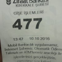 Photo taken at Ziraat Bankası by Hakan G. on 10/10/2016