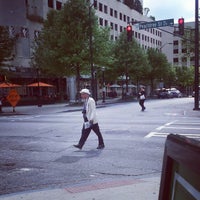 Photo taken at Peachtree St &amp;amp; 7th St by Andrew on 5/9/2013