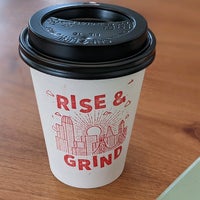 Photo taken at Rise And Grind Coffee &amp; Tea by Yuko I. on 7/11/2021