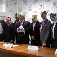 Photo taken at Sala de prensa gdf by Manuel Z. on 10/28/2014