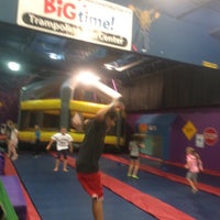 Photo taken at Big Time Trampoline Fun Center by DeAnna &amp;. on 8/14/2015