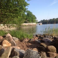 Photo taken at Kesärannan ranta by SaBine O. on 5/25/2014