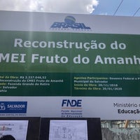 Photo taken at CMEI Fruto do Amanhã by Edvanil R. on 11/24/2018