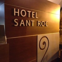 Photo taken at Hotel Sant Roc by Israel S. on 10/17/2014