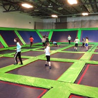 Photo taken at Rebounderz Sterling by Rachelle F. on 2/28/2015