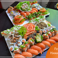 2/24/2014 tarihinde Hamadaya Sushi Barziyaretçi tarafından Hamadaya Sushi Bar'de çekilen fotoğraf